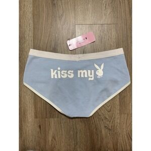 Y2K Vintage Playboy Kiss My Bunny Head Briefs Underwear Size‎ L